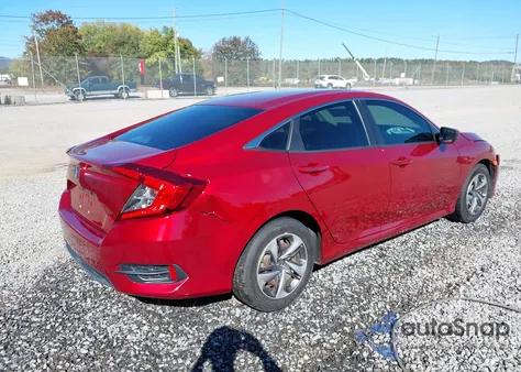 2020 Honda Civic Lx from USA, damaged, VIN 19XFC2F61LE025512